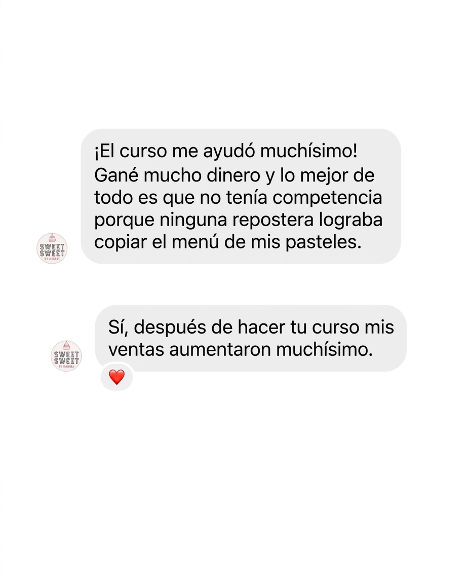 Testimonio de alumna: el curso ayudó a ganar dinero y aumentar las ventas sin competencia